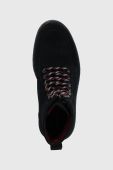 Замшеві кросівки Tommy Hilfiger TH AMERICAN SUEDE BOOT чоловічі колір синій FM0FM04667