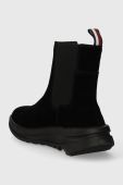 Черевики Tommy Hilfiger HILFIGER CHUNKY HYBRID SUEDE CH чоловічі колір чорний FM0FM04670