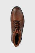 Шкіряні черевики Tommy Hilfiger WARM PADDED HILFIGER LTH BOOT чоловічі колір коричневий FM0FM04802