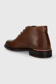 Шкіряні черевики Tommy Hilfiger CORE RWB HILFIGER LTH L BOOT чоловічі колір коричневий FM0FM04804