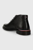 Шкіряні черевики Tommy Hilfiger CORE RWB HILFIGER LTH L BOOT чоловічі колір чорний FM0FM04804