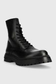 Шкіряні черевики Tommy Jeans TJM CASUAL BOOT чоловічі колір чорний EM0EM01244