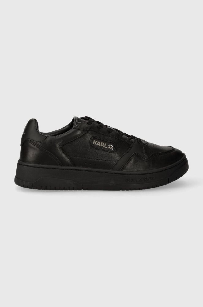 Шкіряні кросівки Karl Lagerfeld KREW KL колір чорний KL53020 (3577022)