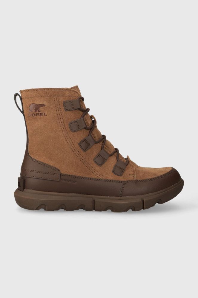 Шкіряні черевики Sorel EXPLORER NEXT BOOT WP 10 чоловічі колір коричневий 2058921242