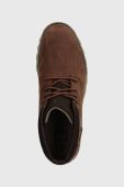 Замшеві кросівки Caterpillar ELUDE WP чоловічі колір коричневий P724340