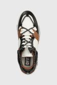 Шкіряні кросівки Off Play SORRENTO колір коричневий SORRENTO 1 WHITE BLACK COGNAC GREEN