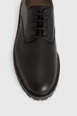 Шкіряні туфлі AllSaints MF527Z JARRED LTHR SHOE чоловічі колір чорний MF527Z