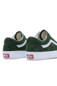 Замшеві кеди Vans Old Skool колір зелений VN0007NTBXU1