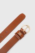 Шкіряний ремінь Tommy Hilfiger жіночий колір коричневий (3268998)
