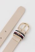 Шкіряний ремінь Tommy Hilfiger жіночий колір бежевий (3316490)