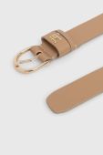 Шкіряний ремінь Tommy Hilfiger жіночий колір бежевий (3507592)