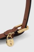 Шкіряний ремінь Lauren Ralph Lauren жіночий колір коричневий (3504297)