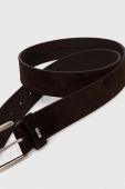Замшевий ремінь BOSS колір коричневий (3507665)