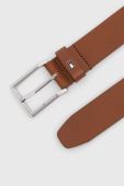 Шкіряний ремінь Tommy Hilfiger чоловічий колір коричневий (3512216)