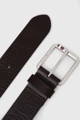 Шкіряний ремінь Tommy Hilfiger чоловічий колір коричневий (3471086)