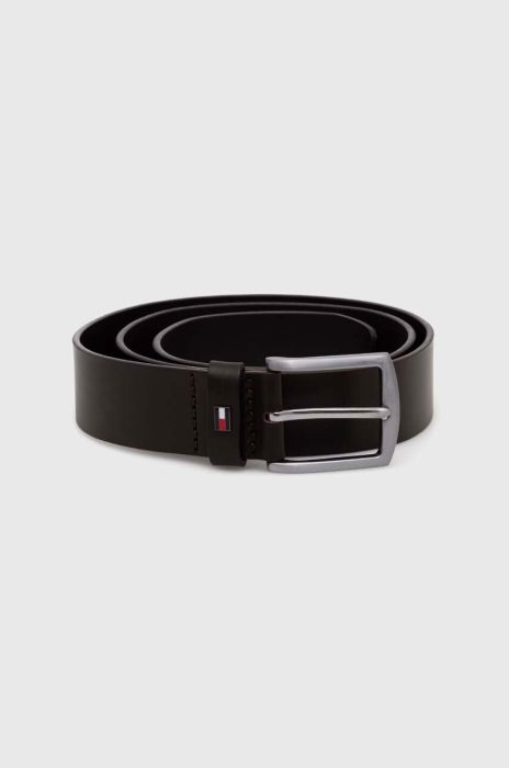 Шкіряний ремінь Tommy Hilfiger чоловічий колір коричневий (3442530)