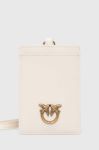 Шкіряний чохол на банківські карти Pinko колір білий (3430431)