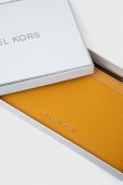 Шкіряний гаманець MICHAEL Michael Kors жіночий колір жовтий (3386176)