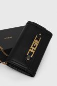 Шкіряна сумка Guess колір чорний