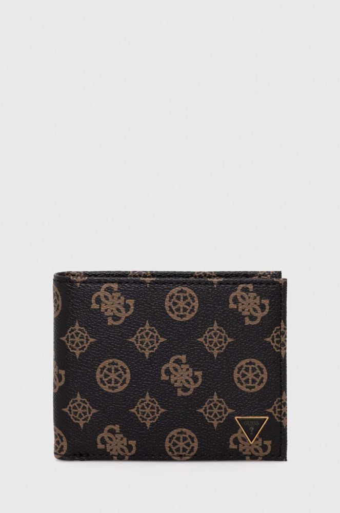 Гаманець Guess чоловічий колір коричневий (3302898)