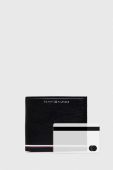 Шкіряний гаманець Tommy Hilfiger чоловічий колір чорний (3322219)