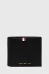 Шкіряний гаманець Tommy Hilfiger чоловічий колір чорний (3316542)