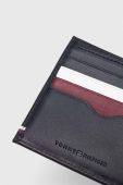 Шкіряний гаманець Tommy Hilfiger чоловічий колір синій (3253696)