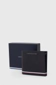 Шкіряний гаманець Tommy Hilfiger чоловічий колір синій (3253696)