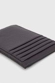 Шкіряний гаманець Coccinelle чоловічий колір сірий (3376878)