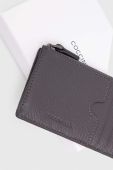 Шкіряний гаманець Coccinelle чоловічий колір сірий (3376878)