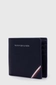 Шкіряний гаманець Tommy Hilfiger чоловічий колір синій (3442564)