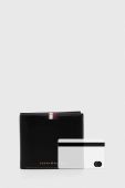 Шкіряний гаманець Tommy Hilfiger чоловічий колір чорний (3421394)