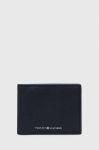 Шкіряний гаманець Tommy Hilfiger чоловічий колір синій (3512365)
