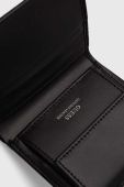 Шкіряний гаманець Guess чоловічий колір чорний (3618353)