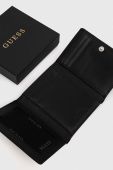 Шкіряний гаманець Guess чоловічий колір чорний (3474309)