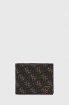 Шкіряний гаманець Guess чоловічий колір коричневий (3618355)