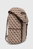 Рюкзак Guess жіночий колір коричневий великий візерунок