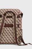 Рюкзак Guess жіночий колір коричневий великий візерунок