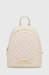 Рюкзак Love Moschino жіночий колір бежевий малий однотонний