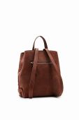 Рюкзак Desigual жіночий колір коричневий малий однотонний