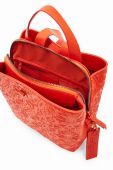 Рюкзак Desigual жіночий колір помаранчевий малий однотонний