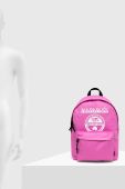 Рюкзак Napapijri жіночий колір рожевий великий з принтом