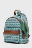 Рюкзак Liu Jo жіночий малий візерунок колір блакитний