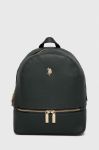 Рюкзак U.S. Polo Assn. жіночий колір зелений малий однотонний (3686519)