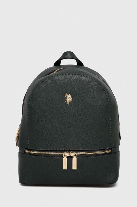 Рюкзак U.S. Polo Assn. жіночий колір зелений малий однотонний (3686519)