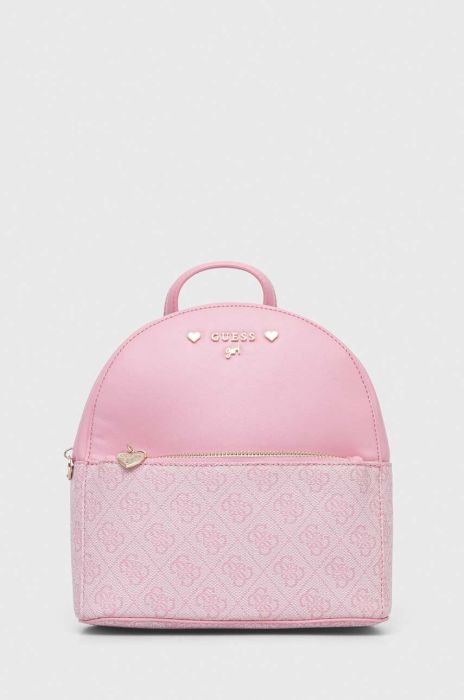 Дитячий рюкзак Guess колір рожевий малий візерунок (3591516)