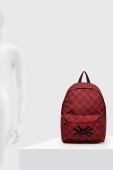 Дитячий рюкзак United Colors of Benetton колір червоний великий візерунок