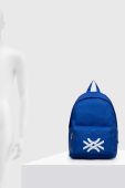 Дитячий рюкзак United Colors of Benetton великий візерунок колір блакитний