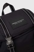 Рюкзак Armani Exchange чоловічий колір чорний великий однотонний (3362989)