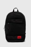 Рюкзак HUGO чоловічий колір чорний великий однотонний (3486402)